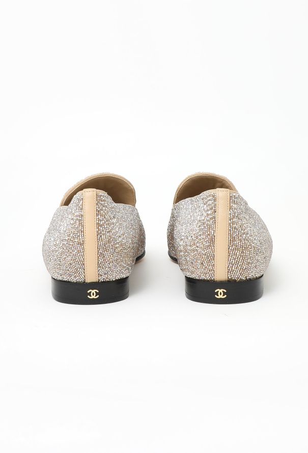Chanel 2021 Bicolor Embellished Loafers - 5