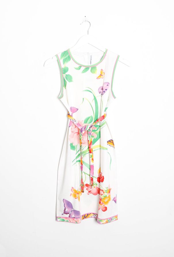 Exquisite Vintage Leonard Floral Belted Day Dress - 6