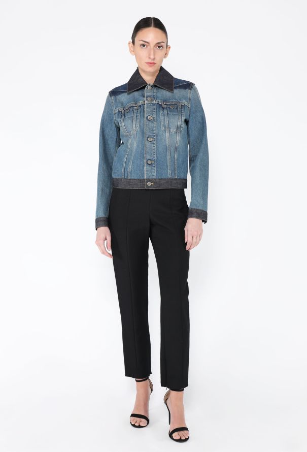 Maison Margiela 2022 Color Block Denim Jacket - 2