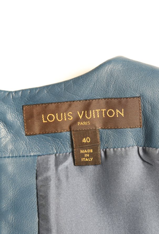 Louis Vuitton S/S 2014 Striped Leather Dress - 5