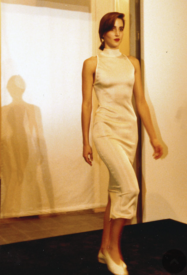 Alaïa Rare S/S 1986 Sleeveless Bodycon Dress with High Neck - 2