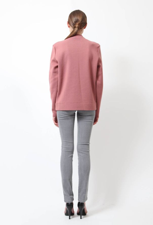 Balenciaga F/W 2012 Sculpted Pink Zebra Sweater - 4