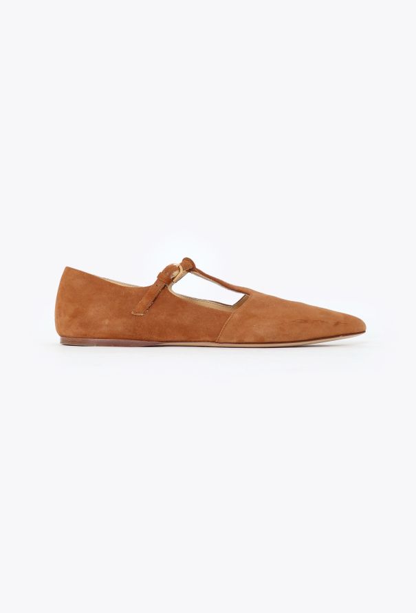 Gabriela Hearst 2023 Lola Suede Ballet Flats - 1