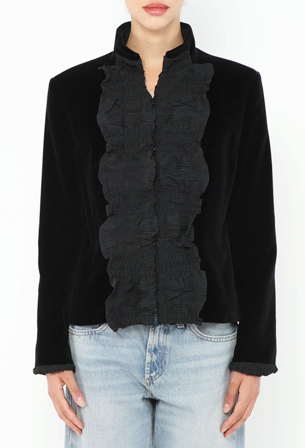 Saint Laurent F/W 2001 Tom Ford Velvet Jacket - 6