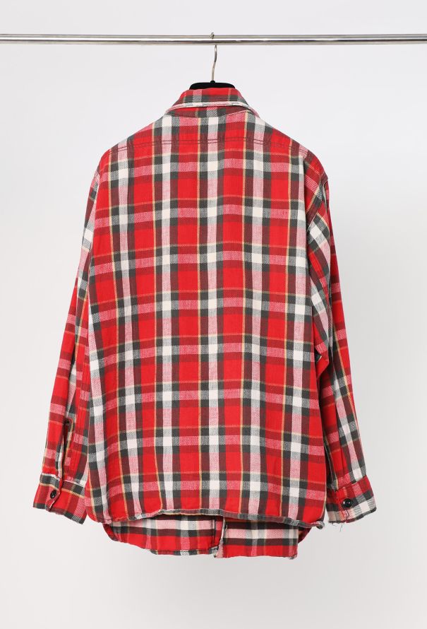 Men's Vintage 1960s Sanforized Flannel Shirt - 5