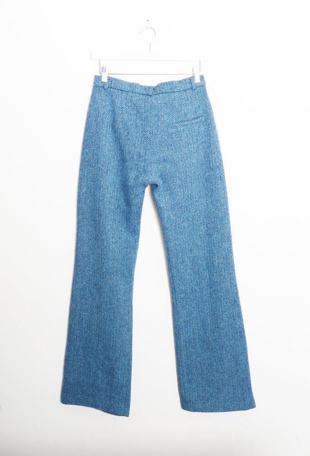 House Of Holland Herringbone Wool Trousers - 7