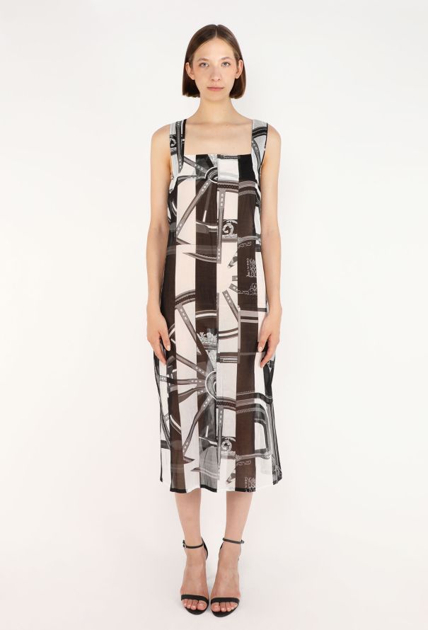 Hermès Berlines Bayadere Voile Beach Dress, 2022 - 1