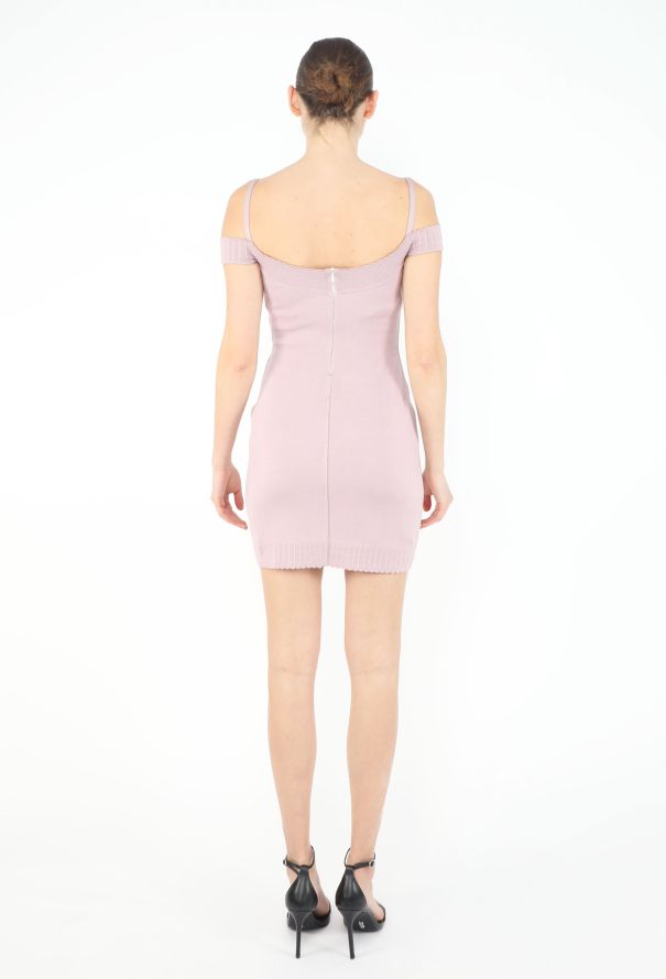 Alaïa 1992 Scalloped Off-Shoulder Dress - 6