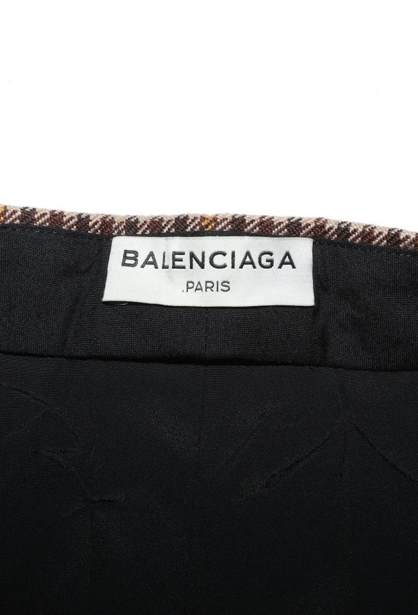 Balenciaga F/W 2016 Plaid Houndstooth Trousers - 5