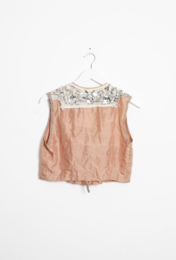Dries Van Noten Stone Embroidered Bolero - 8