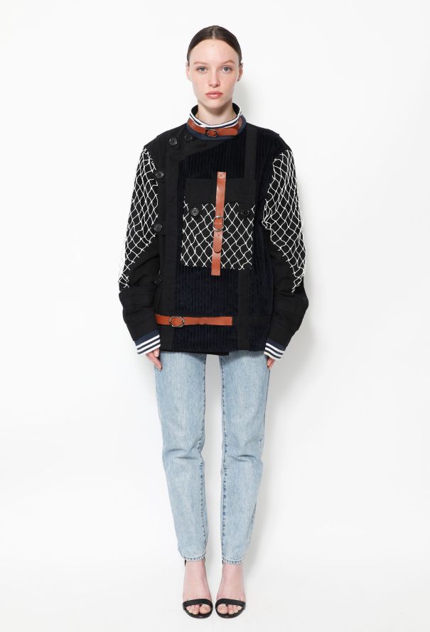 Rodarte S/S 2015 Fishnet Cargo Jacket - 4