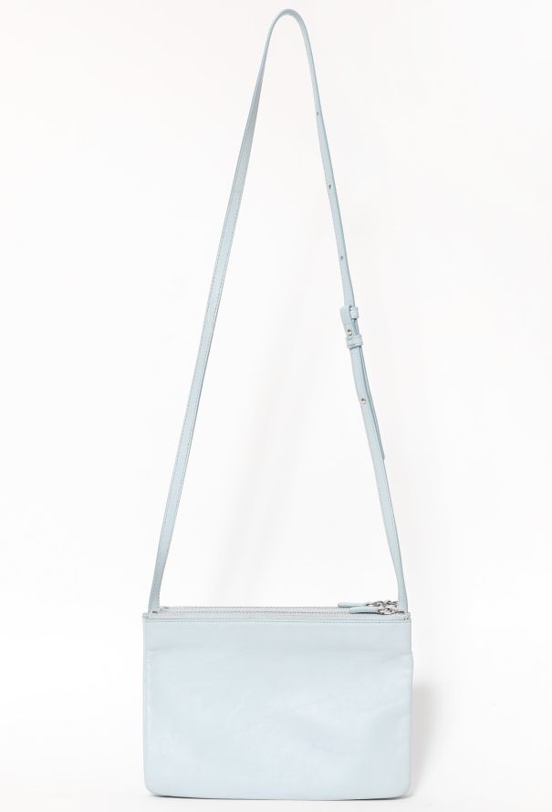 Céline Sky Blue Classic Trio Bag - 3
