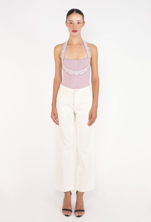 Alaïa Open-Back Halter Set, S/S 1992 - 5