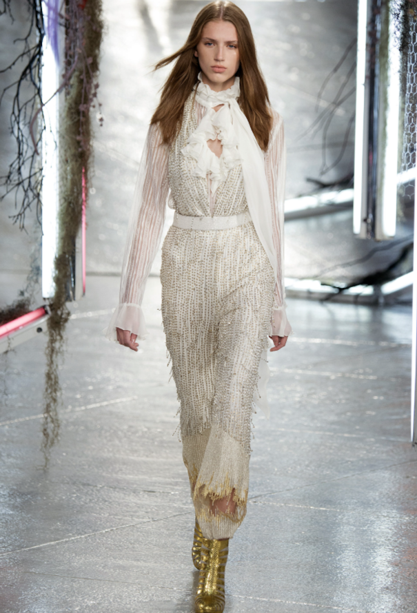 Rodarte S/S 2016 Sequin Fringe Trousers - 2