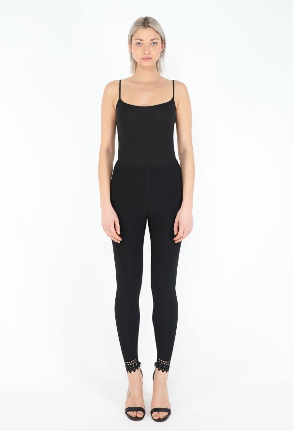 Alaïa Re-Edition '92 Laser-cut Leggings - 1