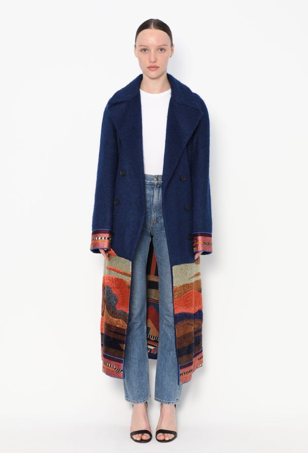 Etro F/W 2015 Landscape Mohair Coat - 3