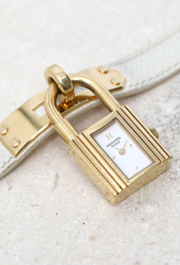 Hermès Craie Epsom Double Tour Kelly Watch - 3