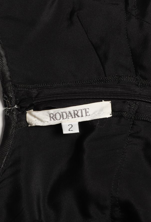 Rodarte F/W 2013 One-Shoulder Silk Dress - 7