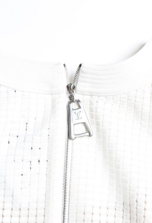 Louis Vuitton S/S 2015 Geometric Eyelet Dress - 6