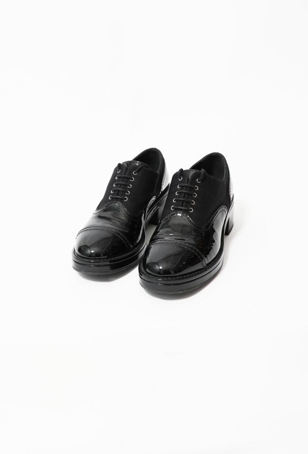 Chanel 2015 Patent 'CC' Derbies - 3
