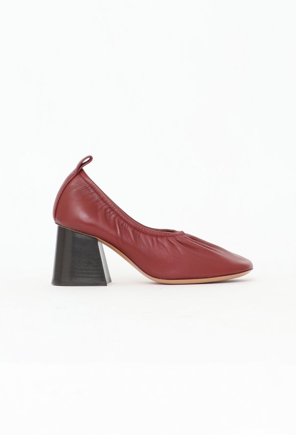 Céline S/S 2015 Ballerina Heels Bordeaux - 1