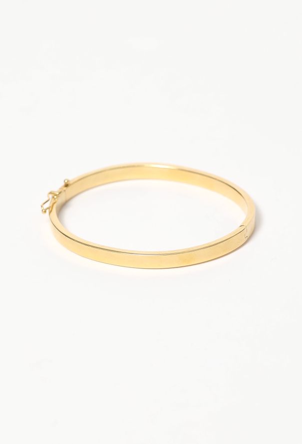 Modern Fine Jewelry Contemporary 18k Yellow Gold Bangle Bracelet - 3