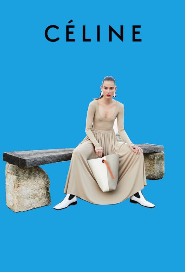 Céline Open-Back Crêpe Dress, S/S 2016 - 7