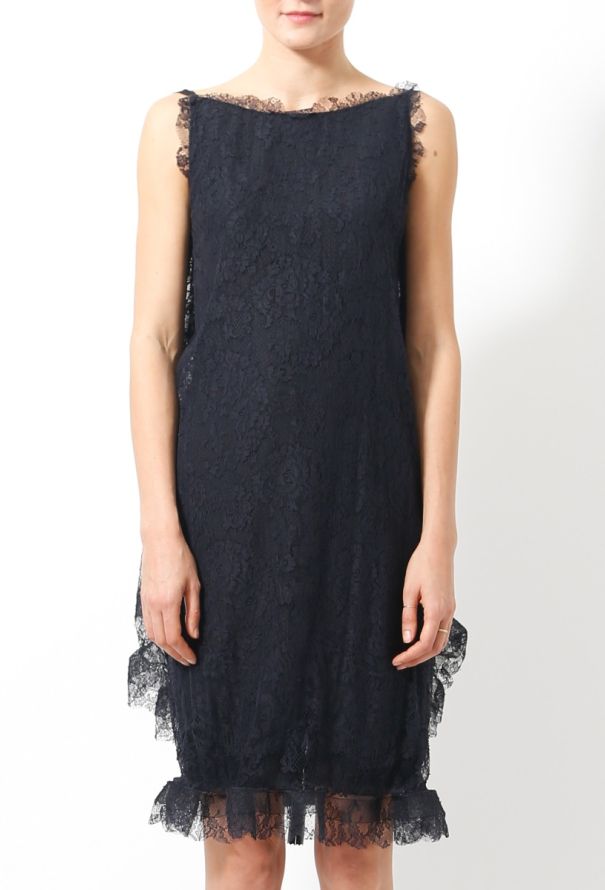 Balenciaga Lace Ruffled Dress - 5