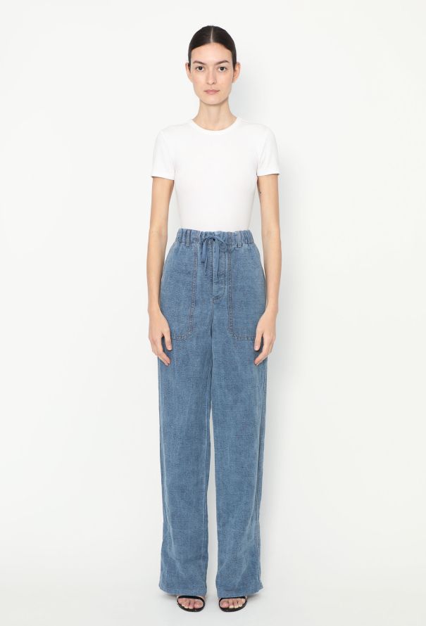 Loewe F/W 2016 Linen Trousers - 7