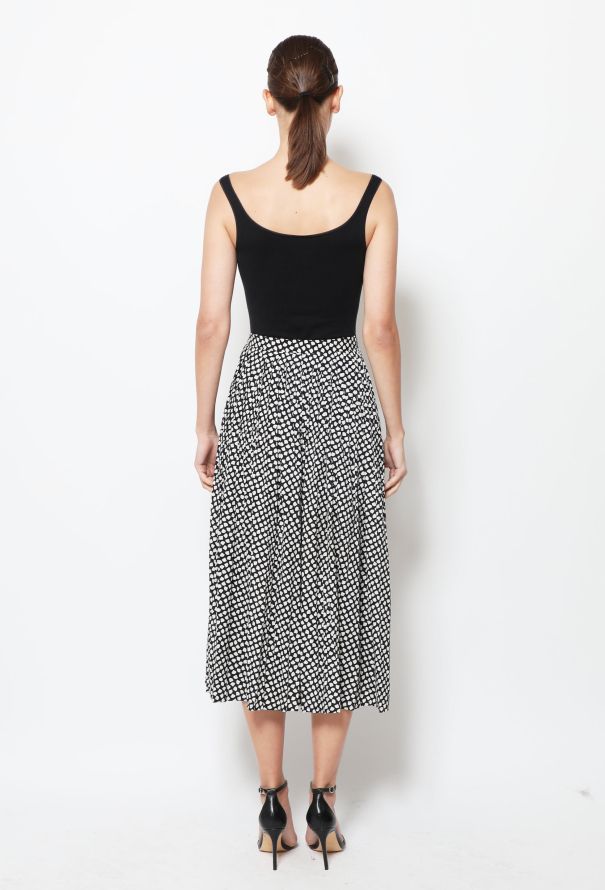 Exquisite Vintage Pleated High waisted Day Skirt - 3