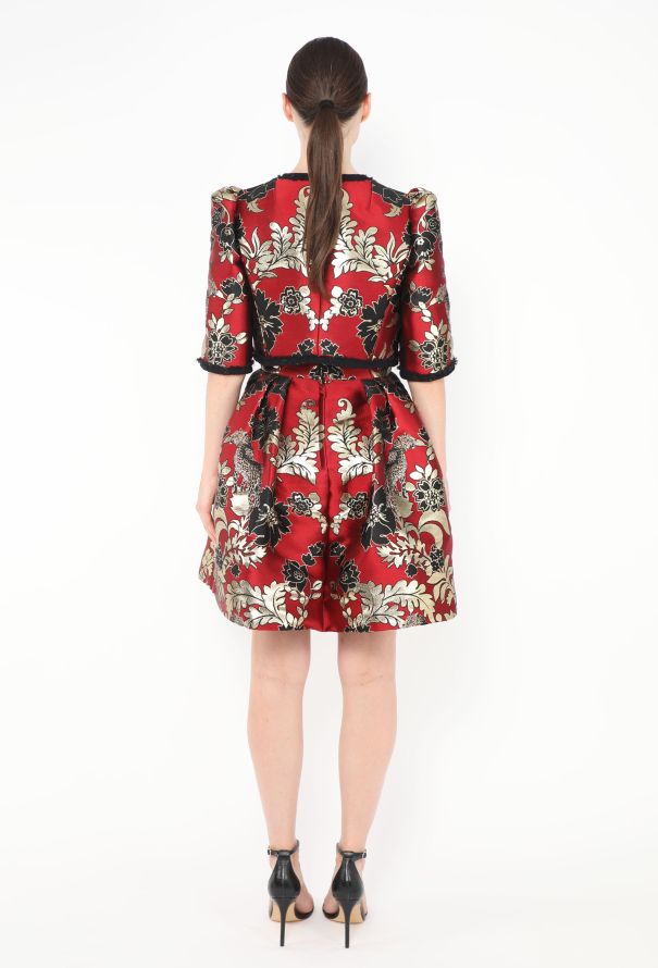 Dolce & Gabbana 2019 Brocade Dress Ensemble - 6