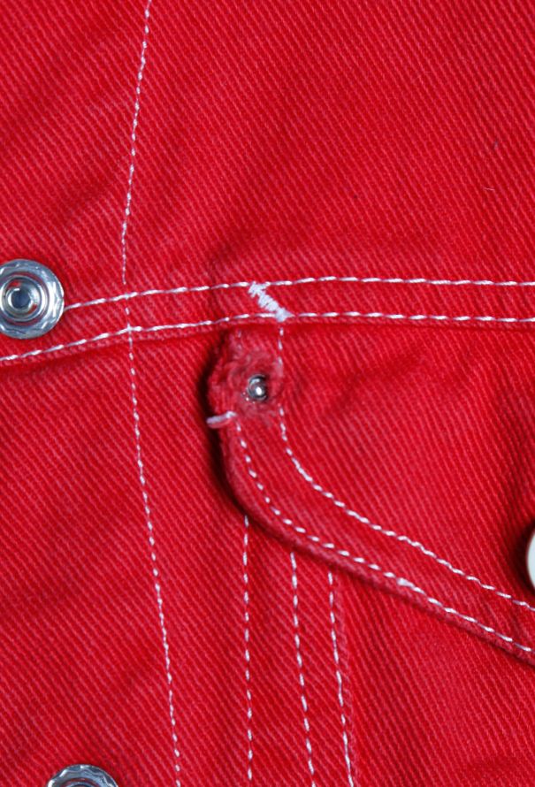Jean Paul Gaultier '80s Denim Lace-up Jacket - 6