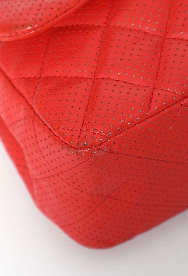 Chanel Perforated Jumbo Timeless Flap Bag - 7