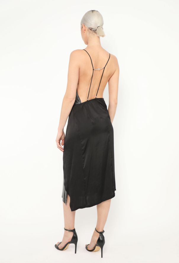 Paco Rabanne 2019 Draped Metallic Mesh Dress - 5