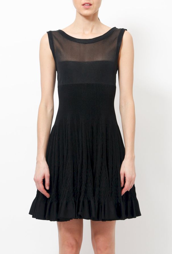 Alaïa Mesh Skater Dress - 3