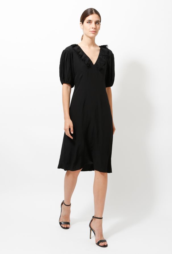 Prada Ruffled Flared Dress - 3