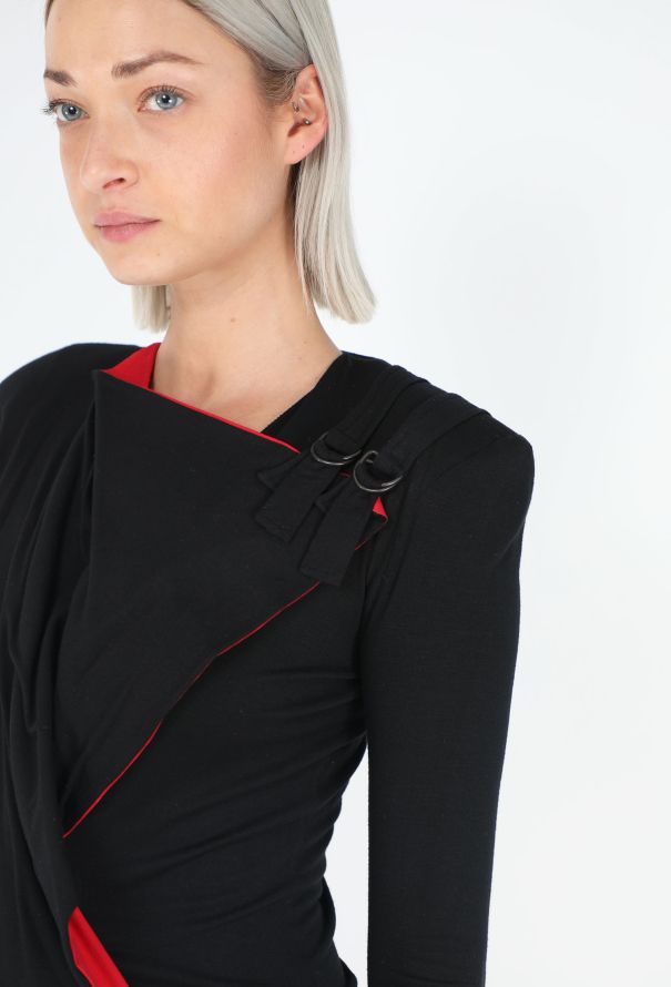 Balenciaga F/W 2000 Le Dix Wrap Buckled Top - 5