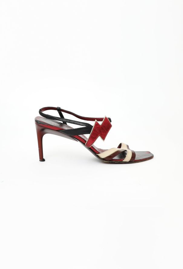 Miu Miu CAMPAIGN S/S 2000 Lightning Bolt Sandals - 1