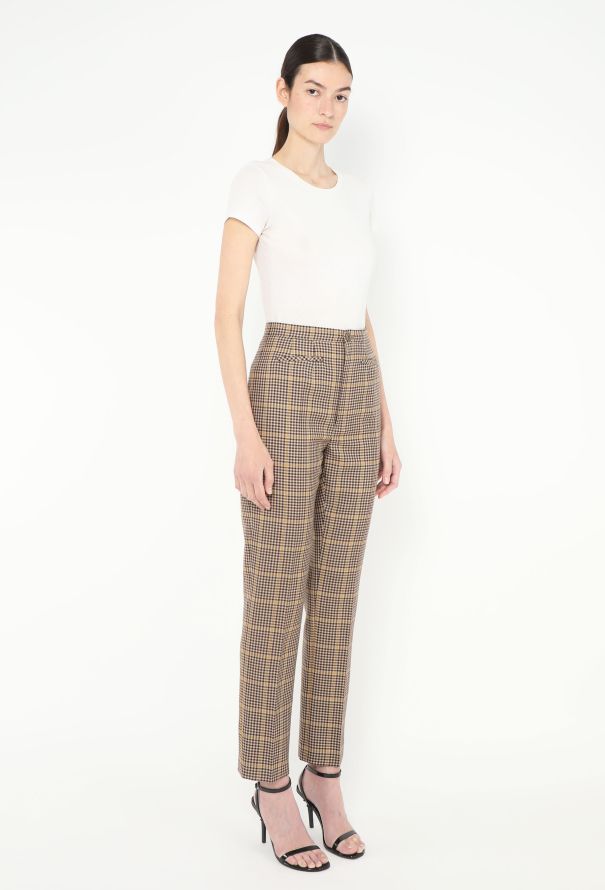 Balenciaga F/W 2016 Plaid Houndstooth Trousers - 3