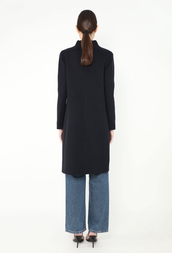 Valentino F/W 2018 Scalloped Trim Coat - 6