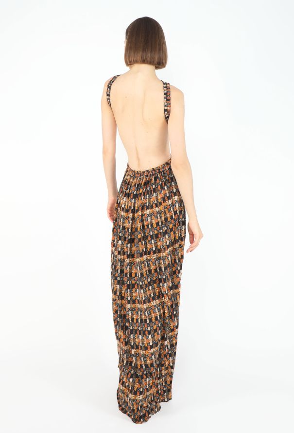 Céline COLLECTOR S/S 2017 Open-Back Basketweave Dress - 6