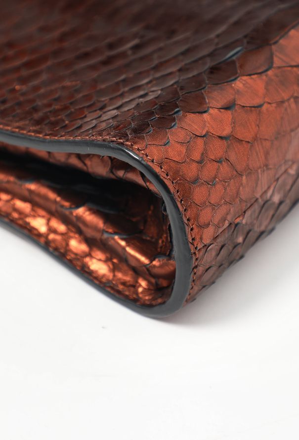 Tom Ford T Lock Mini Python Bag - 10