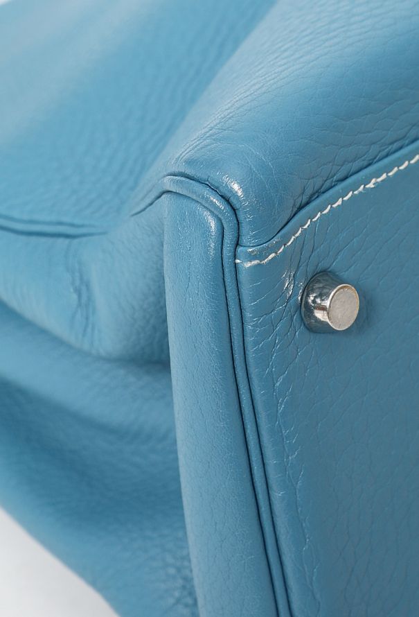 Hermès Bleu Jean Clemence Kelly Retourné 35 - 10