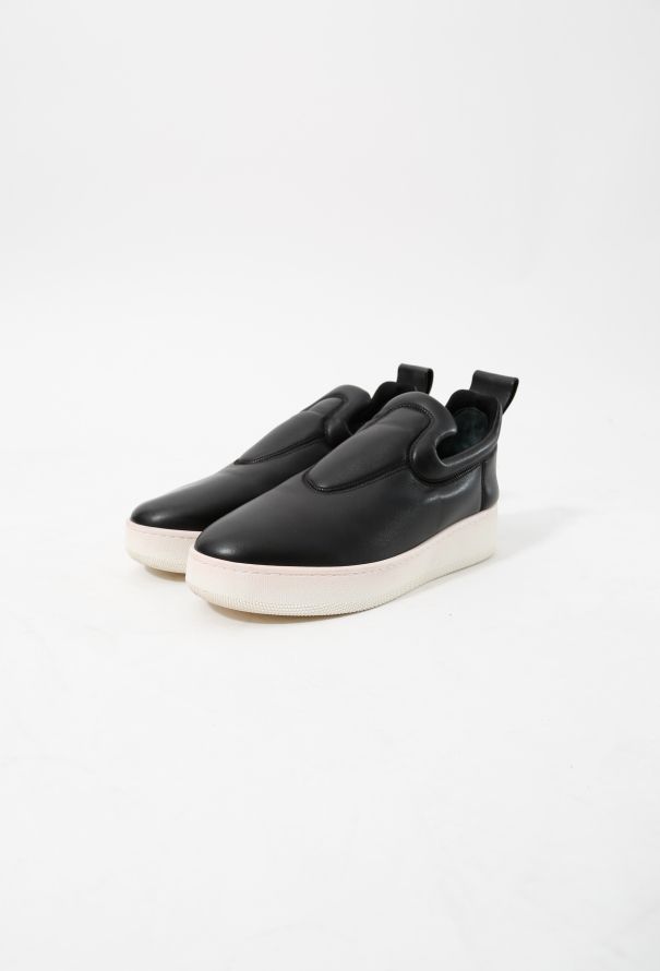 Céline Padded Leather Sneakers - 5