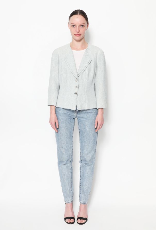 Chanel Bicolor Cropped Jacket - 2