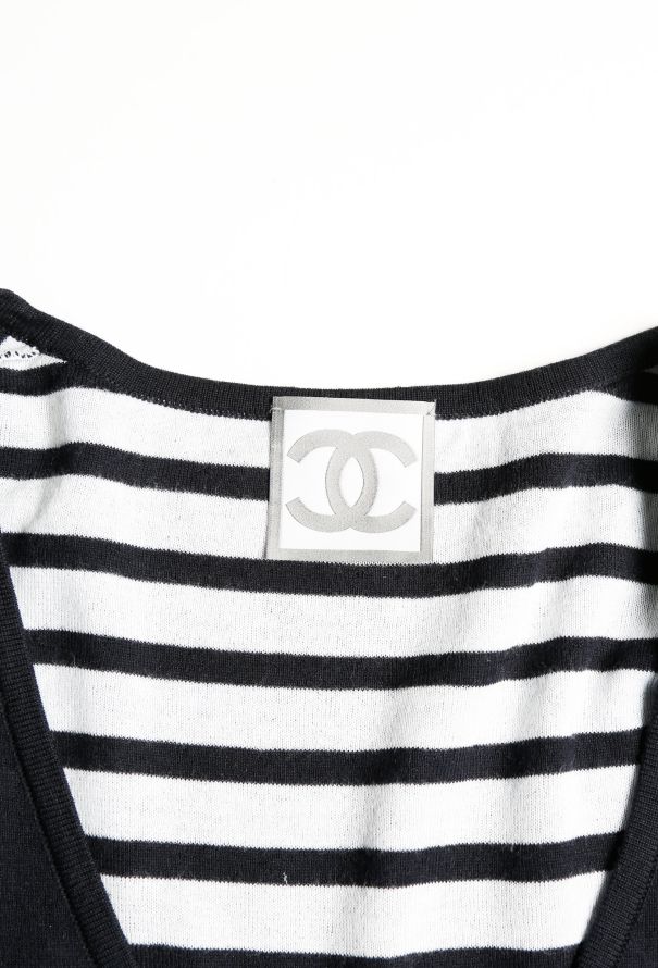 Chanel Marinière V-Neck Tunic - 4