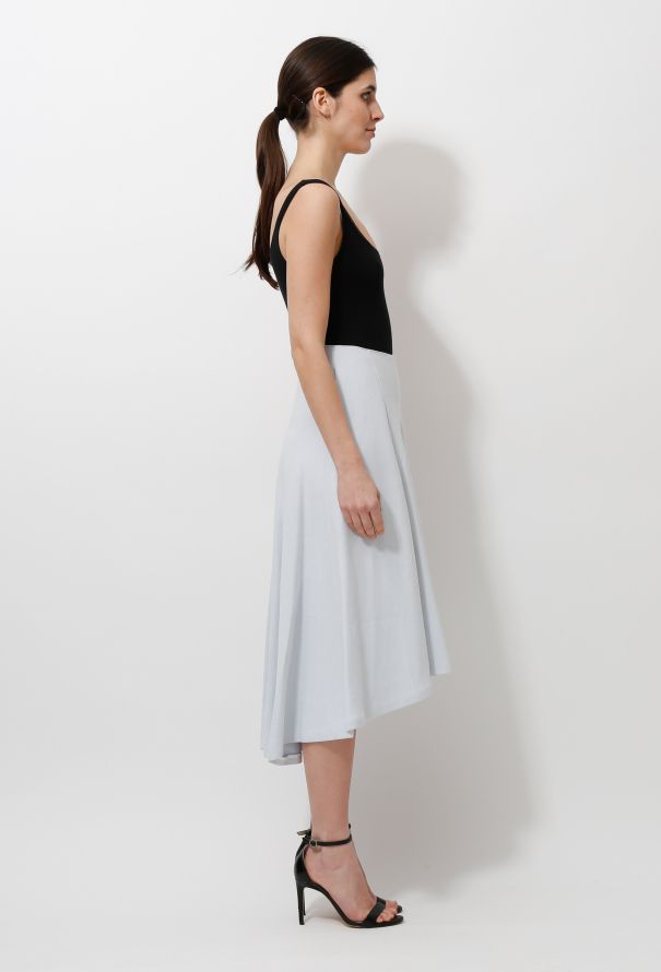 Céline Flared Crêpe Asymmetrical Skirt - 4