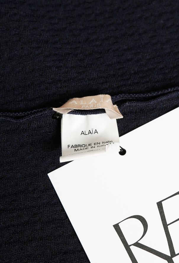 Alaïa Textured Knit Top - 6