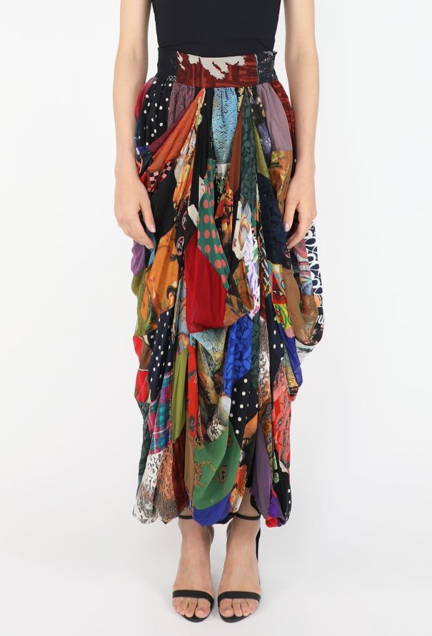Dolce & Gabbana Patchwork Silk Skirt, S/S 1993 - 5