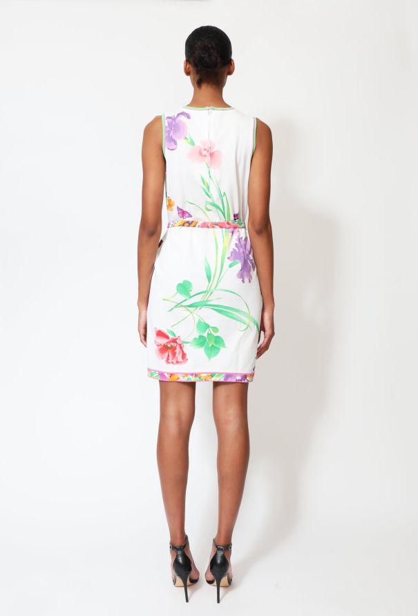 Exquisite Vintage Leonard Floral Belted Day Dress - 4